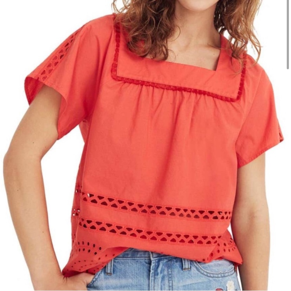 Madewell Eyelet Angelica Top